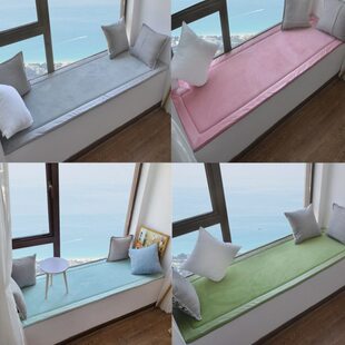 高密度海绵飘窗垫窗台垫四季通用卧室阳台坐垫不可拆洗落地窗垫子