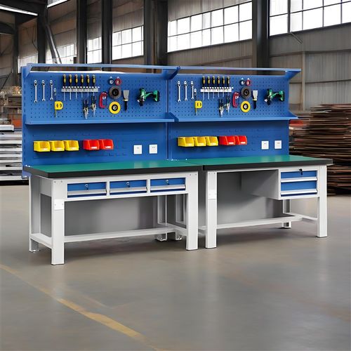 重型工作台不锈钢钳工台车间维修台防静电工作台操作台电工桌