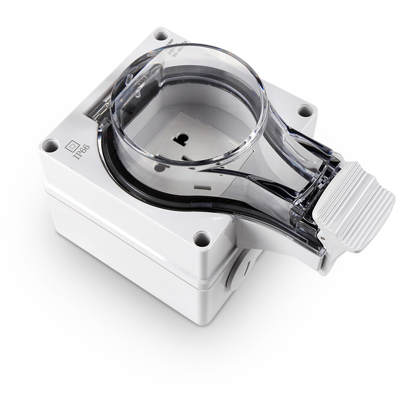 户外明装防水插座86型10A16A防雨罩室外暗装电源排插防雨插线板