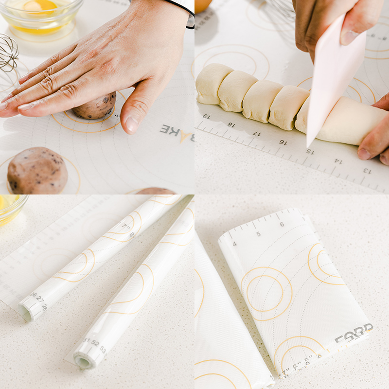 法焙客揉面垫专版耐高温加厚款 硅胶垫不粘烘焙垫防滑 家用擀面垫