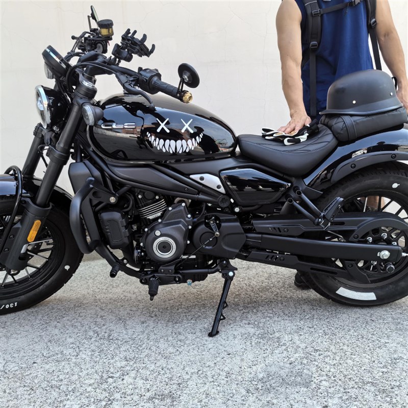 适用春风450CL-C改装车把后视镜CLC250端子镜手把镜摩托车反光镜