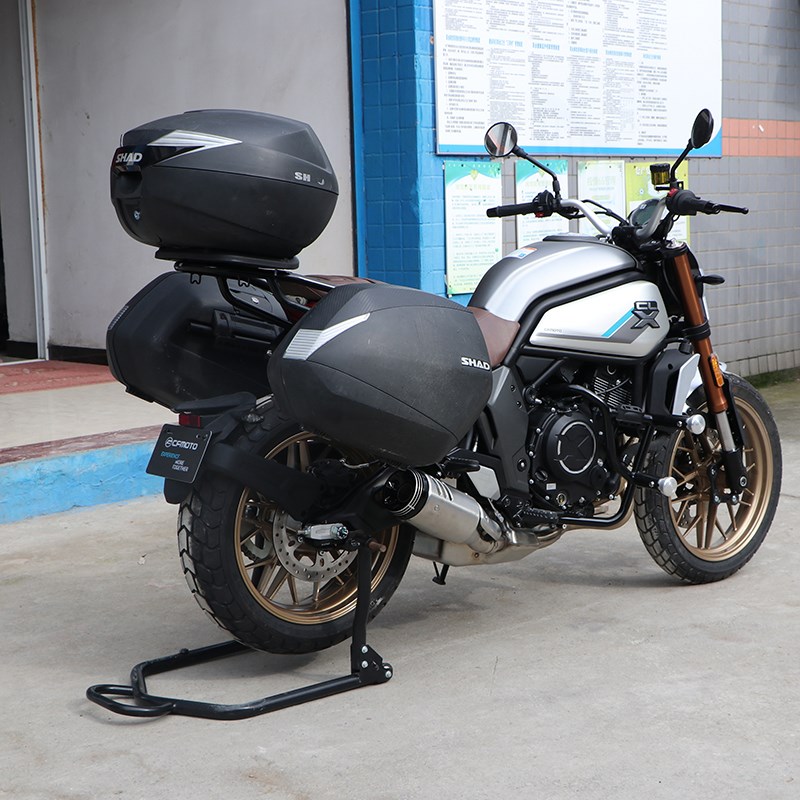 适用于春风CF700-2/CL-X700摩托车边箱快拆三箱头盔尾箱支架