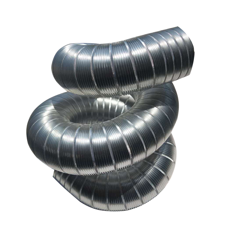 纯铝通风管波纹通风耐高温防火铝管可伸缩排风软管纯铝排烟排气管