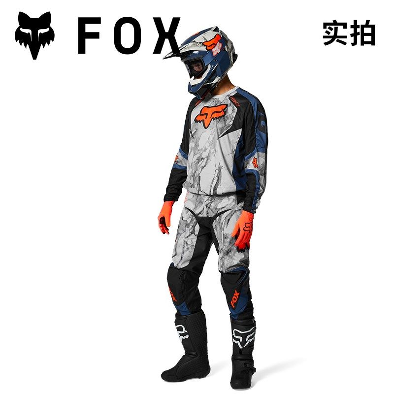 买就送!22款美国FOX头盔V1越野盔机车MIPS林道MX拉力场地磁性帽檐