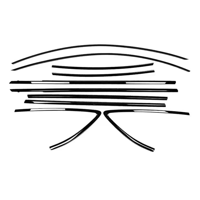 奥迪Q2LQ5LA3A4LA5A6LA7L黑化车窗亮条饰条车身贴黑武士套件