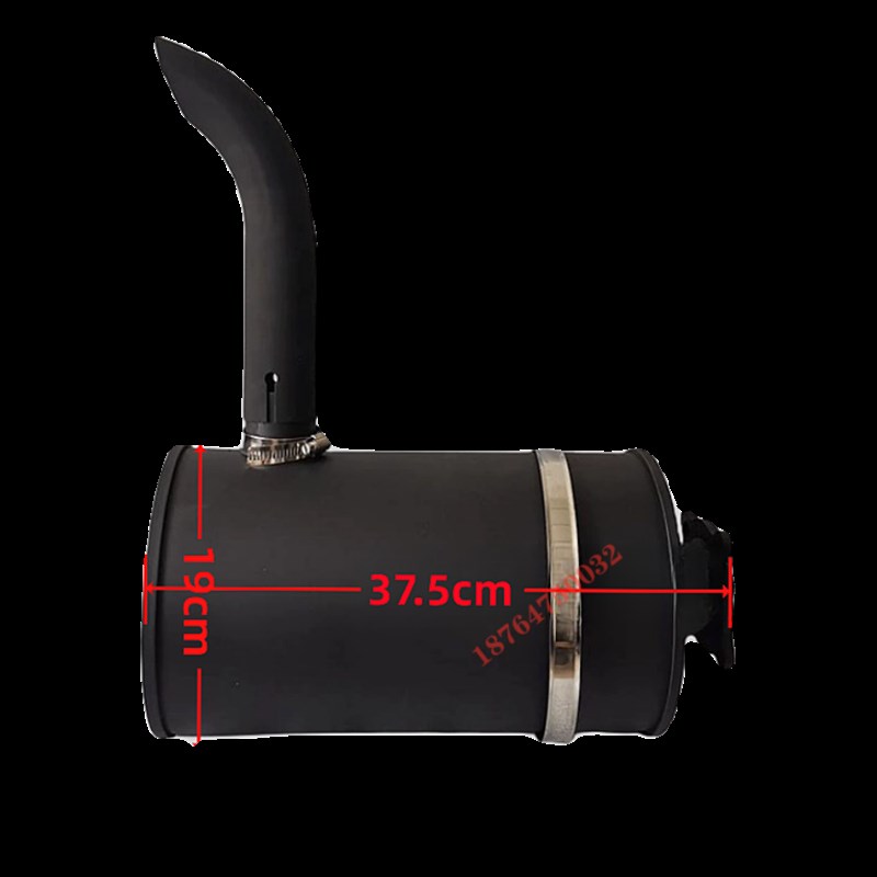 潍坊维柴4100柴油发动机R4105Z6105消音器发电机原装排气管消声器