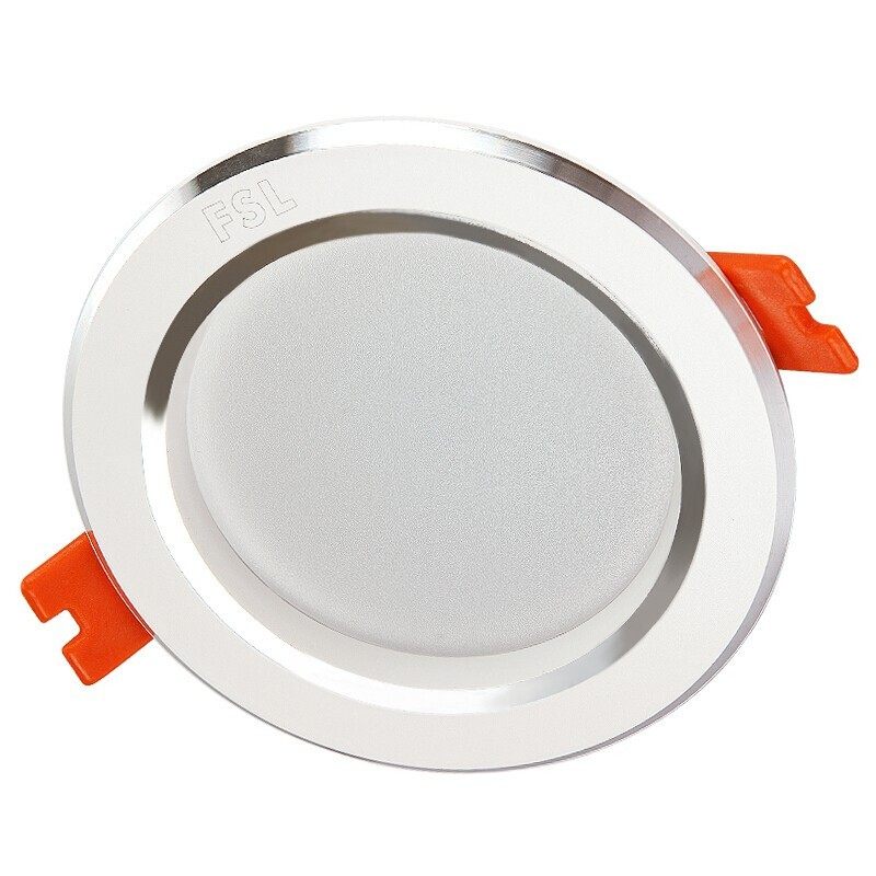 佛山照明led筒灯5W嵌入式洞孔灯客厅吊顶天花灯8公分家用桶灯射灯