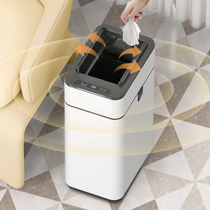 智能感应式垃圾桶家用带盖子化妆室厕所厨房客厅办公室自动打包双