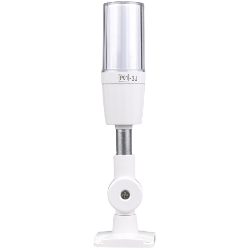 一体三色警示灯机床报警灯声光报警器信号灯单层P01-3J3T 24V 12V