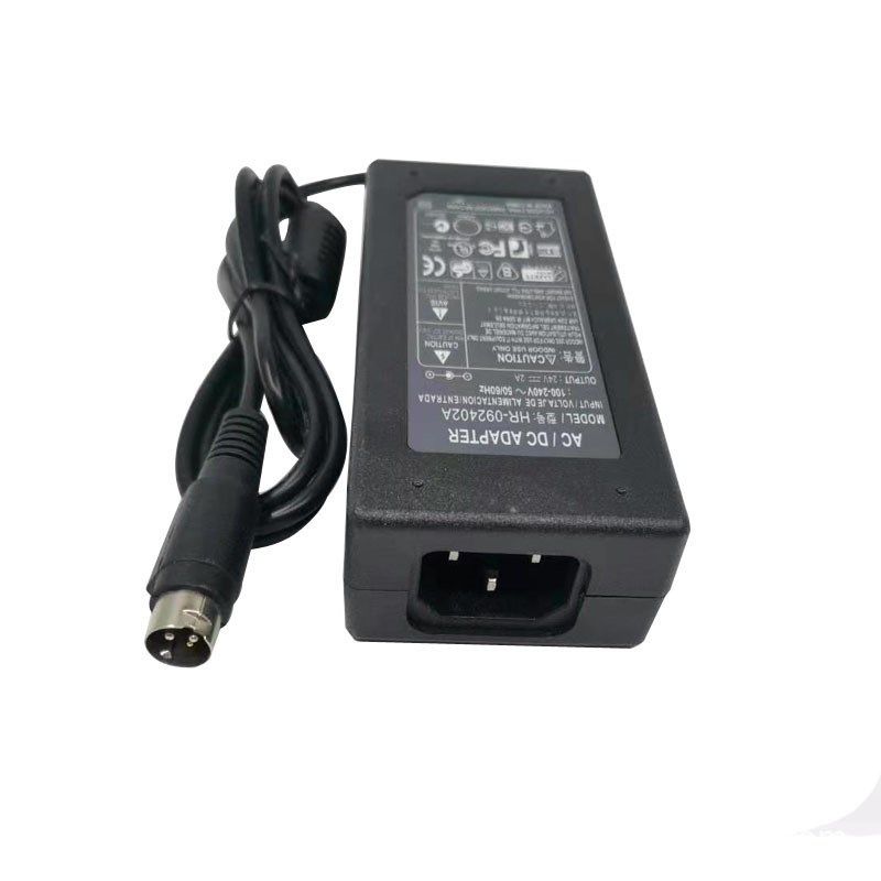 小票打印机电源24V3A2.5A2A 条码打印机热敏机电源适配器圆口3针