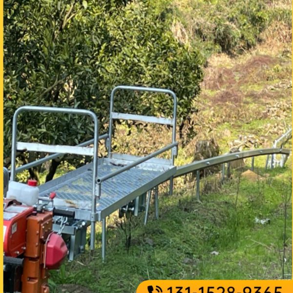 高载重农用单轨道运输车山地果园茶园全地形省力自走爬坡动力火车