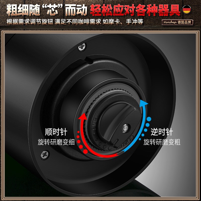 电动磨豆机家用小型便携式全自动挂耳咖啡袋滤杯滤纸咖啡豆研磨机