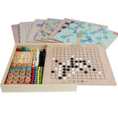 大号跳棋飞行棋五子棋象棋军棋儿童多功能益智玩具亲子游戏棋多种