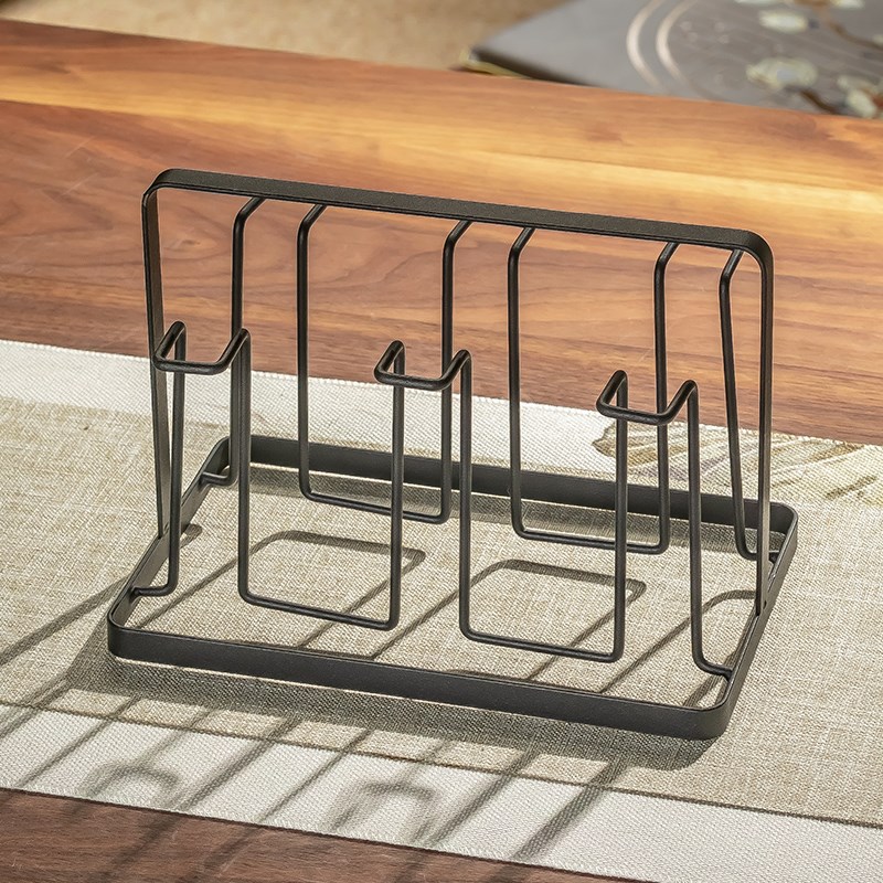 高颜值小号茶杯架倒挂水杯收纳置物架创意茶具放玻璃茶杯沥水架子