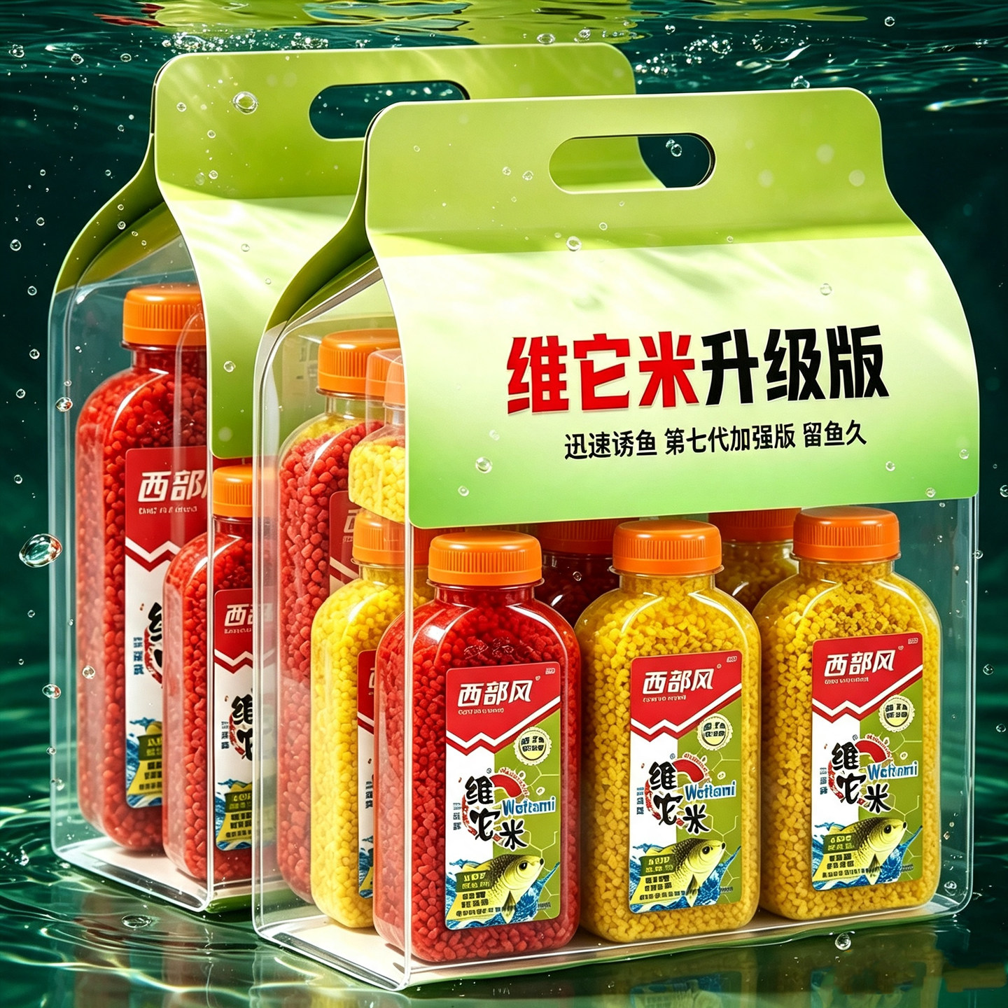 西部风维它米黑坑野钓鲤鲫酒米