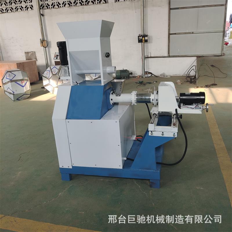 65型宠物饲料膨化机家用小型狗粮颗粒膨化设备狗粮机