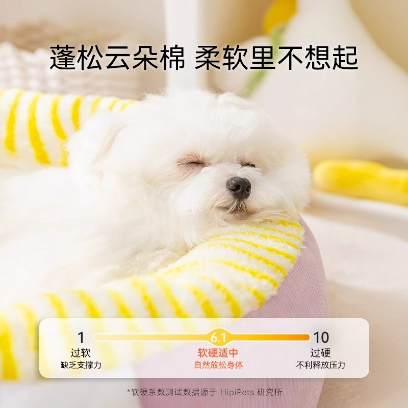 狗窝四季通用可拆洗狗床中大型y犬柯基柴犬宠物窝冬天保暖猫窝睡