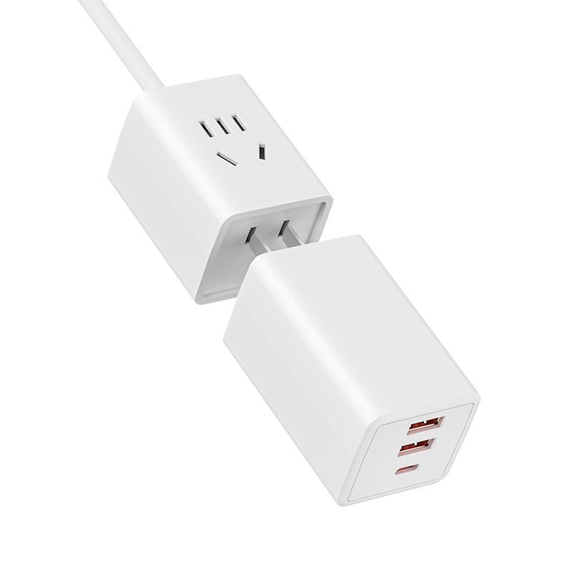 迷你小巧插线板多功能插座可拆分离式带S插排旅行便Z携接线板P