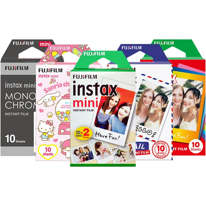 一次成像拍立得相机mii白边3寸相纸立拍得迷你X花边胶片底片