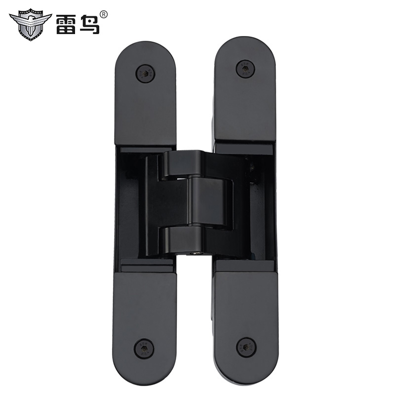 隐形门暗门合页隐藏式暗藏铰链A三可调节十字木门内外开折叠荷叶