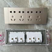 20孔9孔插座暗装 118型开关插座十孔六孔 十五孔九孔二十孔十二孔