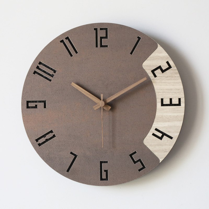 2025新款北欧挂钟静音家用现代钟表圆形客厅卧R室简约挂表个性时