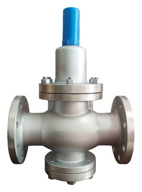 Y42X-10/16/25/40/u64/100P304不锈钢弹簧薄膜式法兰减压阀自来水