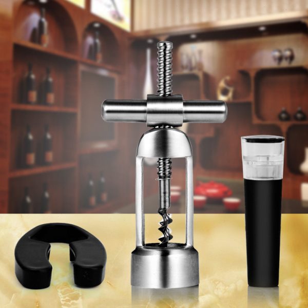 精工品质304不锈钢红酒开瓶器创意开酒器葡萄酒塞起子启瓶器酒具