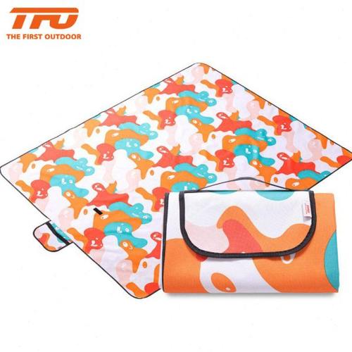 TFO野餐垫防潮垫户外露营装备防水便携春游郊游可折叠沙滩地垫子