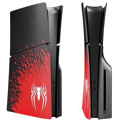 PS5 Slim替换壳PS5Slim蜘蛛保护壳PS5 Slim蜘蛛外壳Slim配件