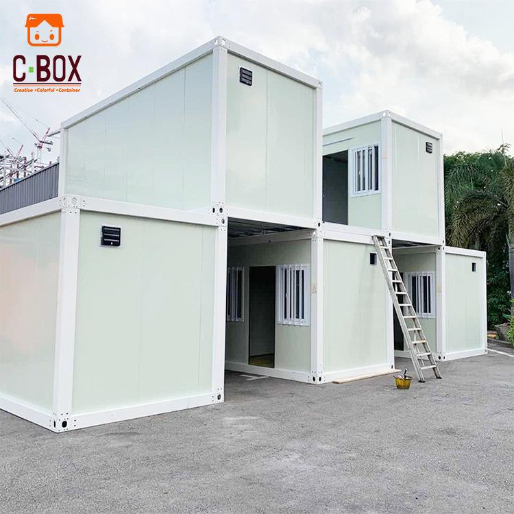外贸集装箱房工地宿舍住人打包箱房项目部办公移动集成房屋打包箱