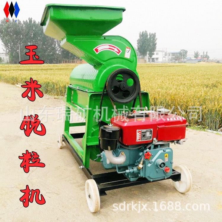 湖北家用电动玉米脱粒机小型玉米脱粒机苞米脱粒机柴油机带
