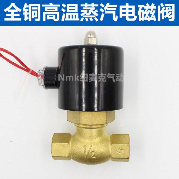 蒸汽电磁阀耐高温2L/US-15/20/25铜线圈4分6分1寸DN15 DN25 220V