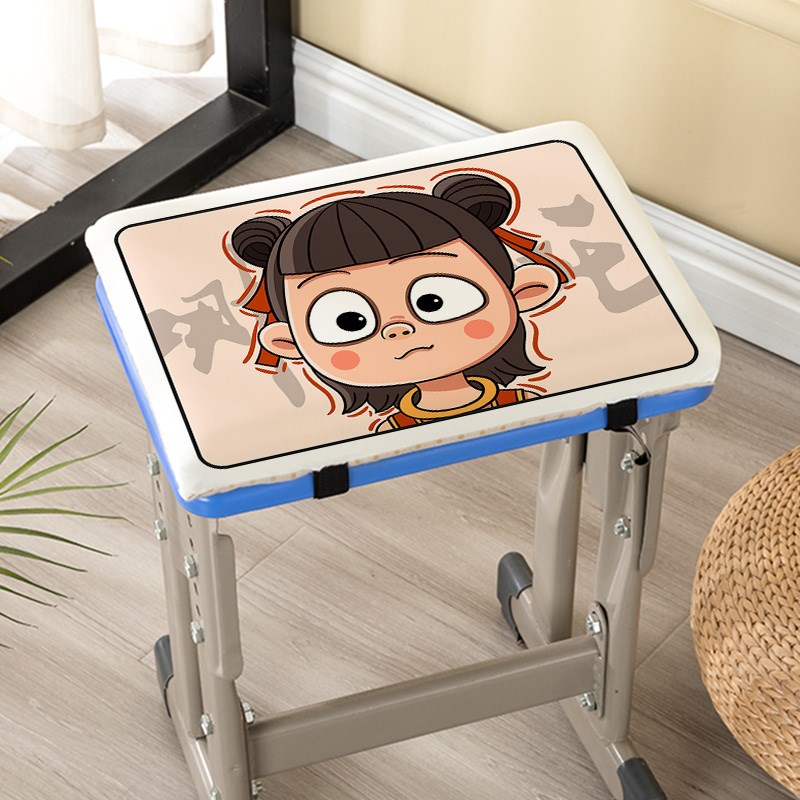 小学生哪吒闹f海周边教室坐垫长方形椅子屁股垫凳子垫学生记忆棉