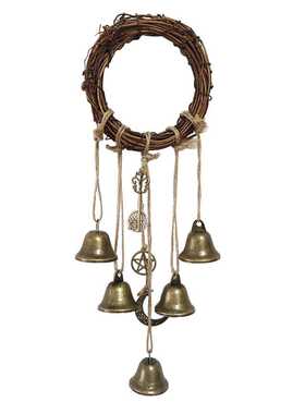 女巫铃铛 Wicca 供应风铃凯尔特门铃适用于门廊 汽车挂件款5