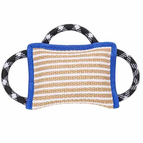 训犬粗麻耐撕3把手咬枕德牧马成犬扑咬枕咬包咬棒Dog bite pillow