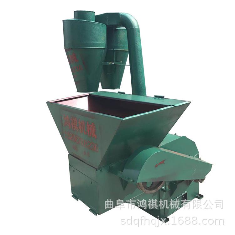 钦州销售除尘沙克龙粉碎机多功能花生秧秸秆粉碎机锤片式粉碎机