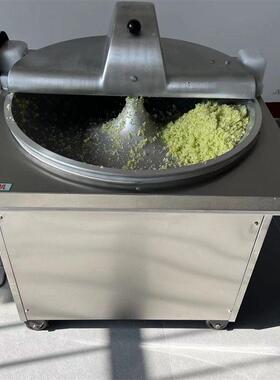 鲁工机械商用切刹菜拌陷菜机 动不锈钢菜馅机 盆式绞馅碎电菜绞菜