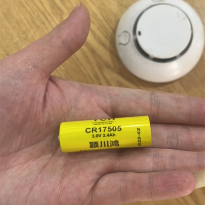 YCH颖川鸿CR17505电池烟感器智能水表电池电表烟雾报警器火灾探测