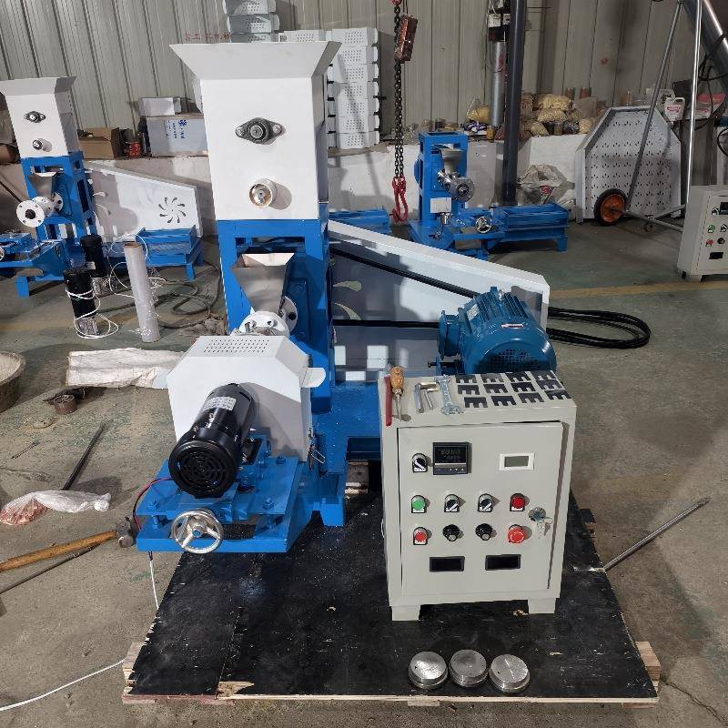 全自动水产鱼虾螃蟹饲料膨化机猫粮猫粮膨化机玉米大豆膨化机