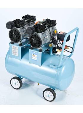 工业小型空压机气泵XJB802环保压缩机器便携式全无油静音空压机