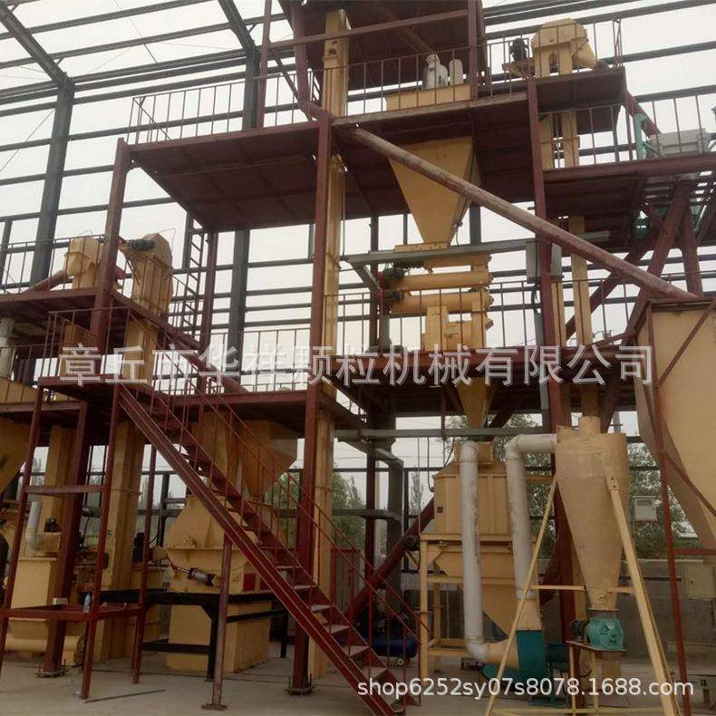 精饲料供应线鸡猪饲料颗粒供应线家禽饲料颗粒机成套机组