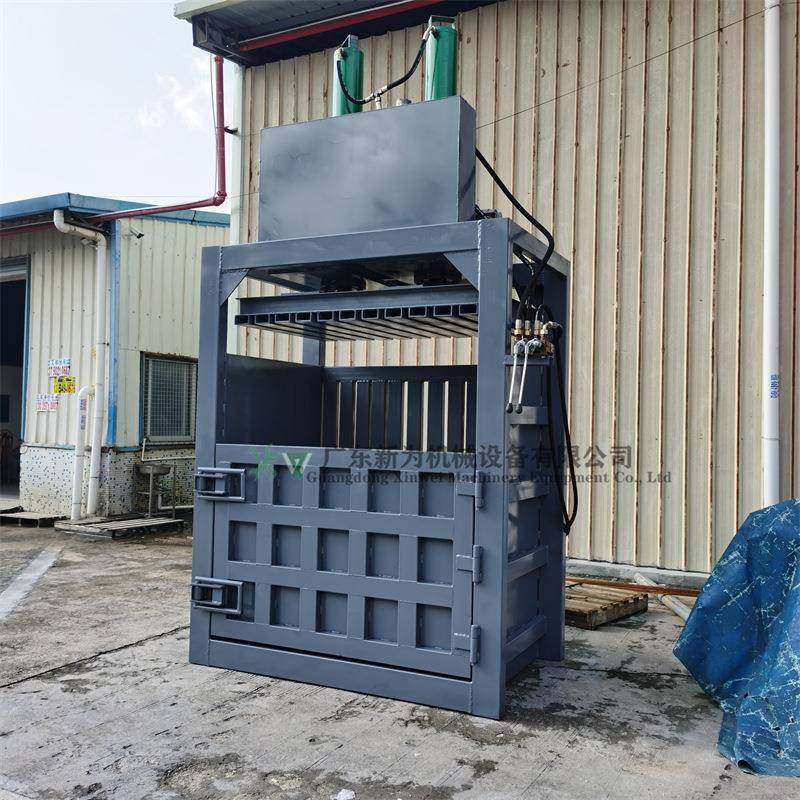 厂家销售废旧农膜压缩设备胶纸铝片打包机双杠大吨位压包机