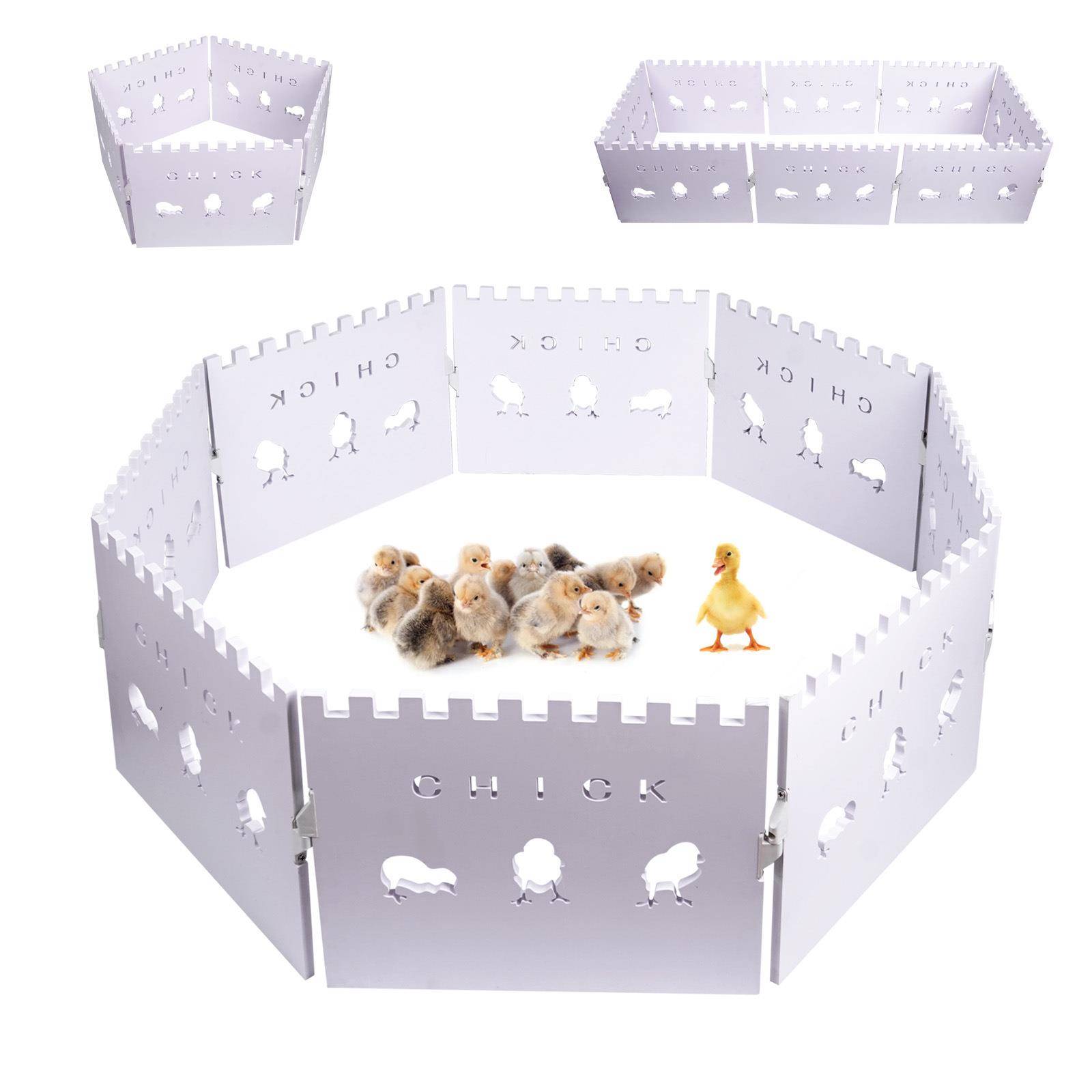 小鸡围栏可水洗重复使用白塑料板加厚PVC板小鸡挡板小鸭仓鼠围栏