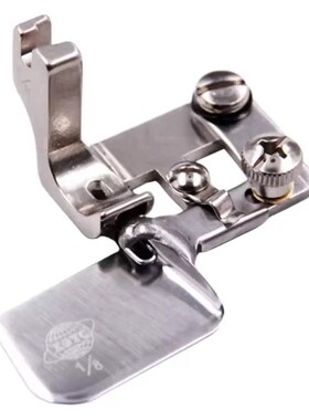 DA全钢F502卷边压脚下摆拉筒卷边器工业缝纫机平车压Z脚卷弧形边