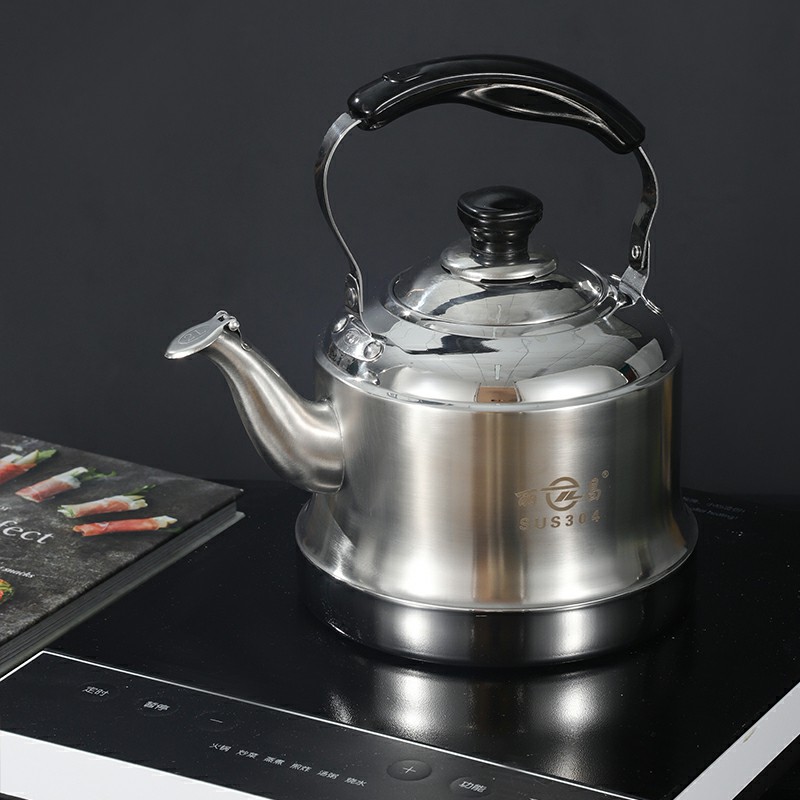 304加厚不锈钢家用烧r水壶茶壶煮水壶商用加汤壶大容量鸣笛音水壶