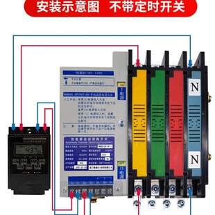 63A4P无衔缝毫秒切换不断电PC级隔离ATS 双电源自动转换开关FMQ3G