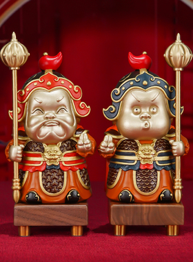 黄铜摆件《守宅小门神n》客厅家居饰品礼品桌面客厅工艺礼品摆饰