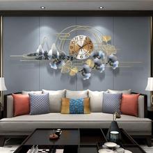 新中式创意钟表挂钟客厅现代简约家用轻奢大气挂表北欧艺术装饰表