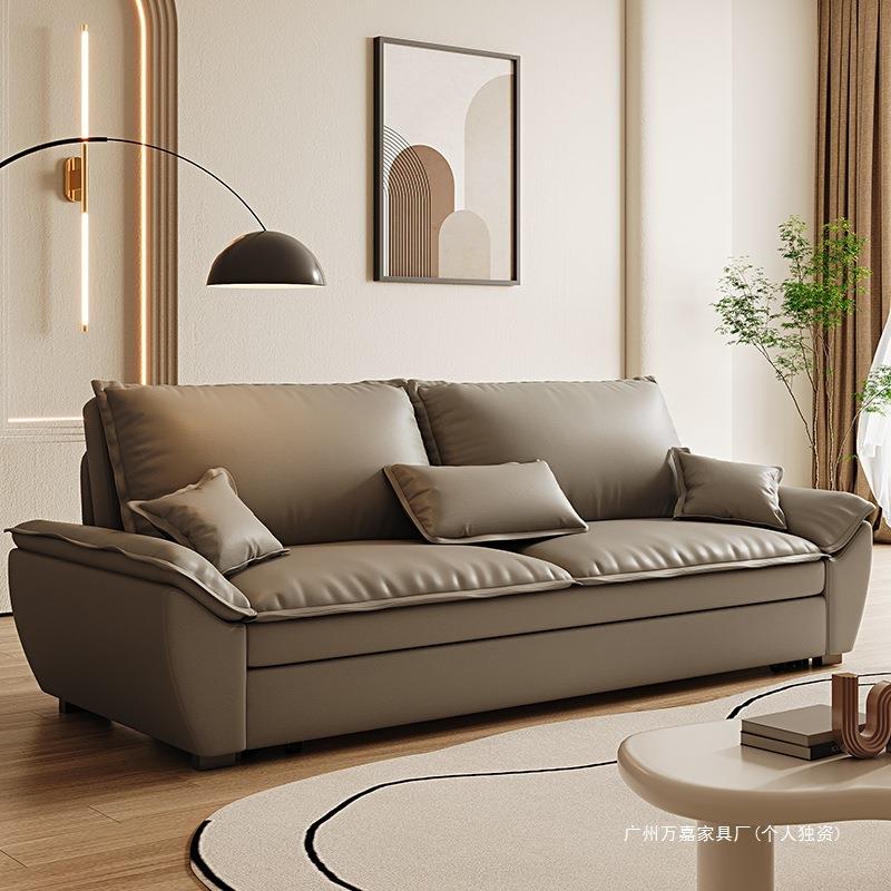 办公沙发床可折叠两用小户型家用客厅多功能抽拉伸缩床带储物收纳
